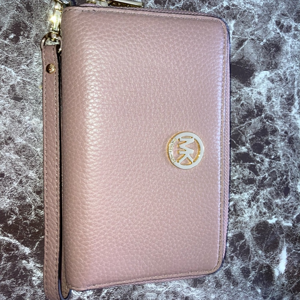 Leather Michael Kors wallet
